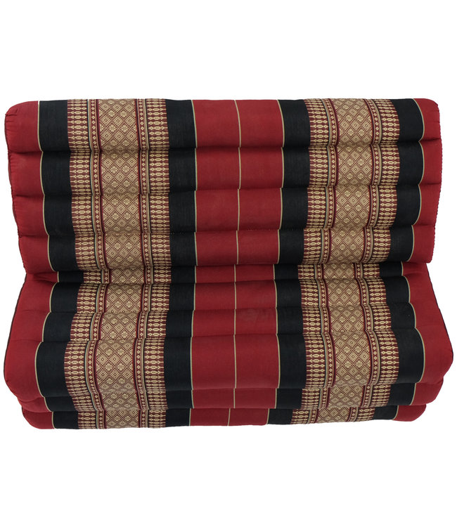 Thais Kussen Meditatie Driehoek Vloer Ligmat Yoga Uitklapbaar Kapok 80x190cm XXXL Rood
