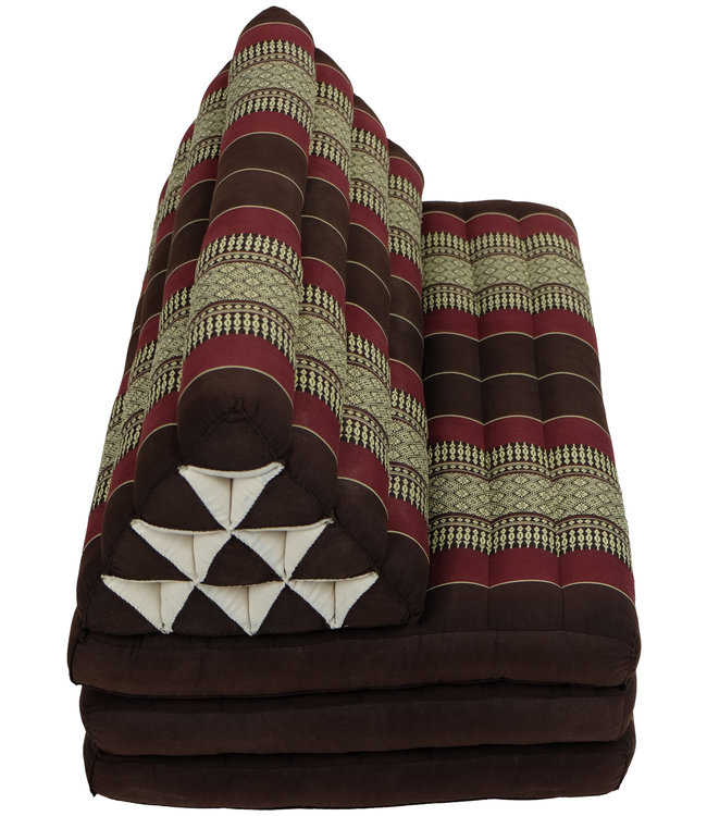 Coussin Thaïlandais Triangulaire Matelas 3 Parties XXXL 90x190cm