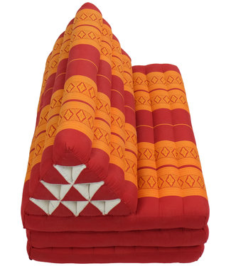 Fine Asianliving Colchón Tailandés de 3 Pliegues con Cojín Triangular Plegable 80x190cm XXXL