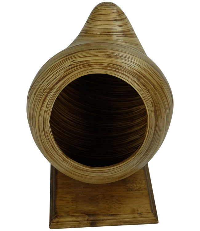 Bamboe Ornament 8 inch Handgemaakt in Thailand