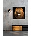 The Lion King Digitalprint 95x95cm Acrylic Glass