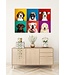 Funny Dogs Digitalprint 80x120cm Acrylic Glass