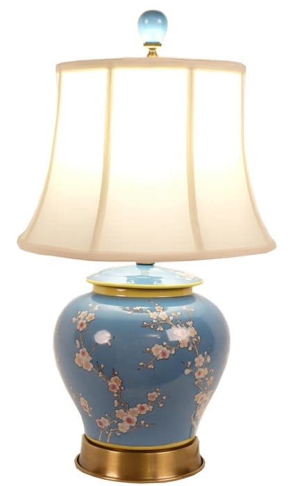 Fine Asianliving Chinese Table Lamp, Asian Porcelain Lamps