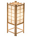 Fine Asianliving Japanische Lampe Holz und Shoji Reispapier Natur - Tatamilite B19xT19xH45.5cm