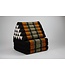 Thai Triangle Cushion Mattress Foldable XL Black Orange