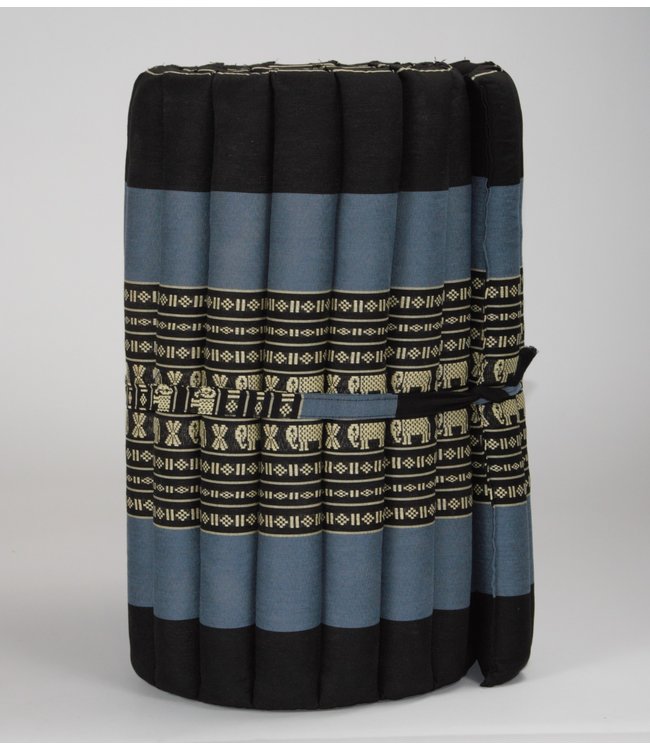 Colchón Tailandés Enrollable 190x50x4.5cm Negro Elefante