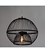 Bamboe Hanglamp Zwart Handgemaakt - Lucas D50xH40cm