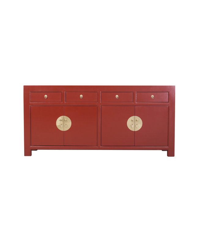 Chinese Sideboard Ruby Red - Orientique Collection W180xD40xH85cm