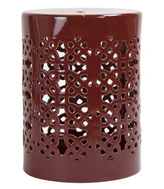 Fine Asianliving Keramik Hocker Chinesisch Porzellan D33xH46cm