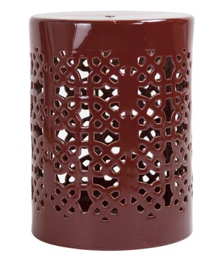 Fine Asianliving Sgabello in Ceramica Cinese Fatto a Mano D33xA46cm