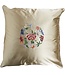 Chinese Kussen Beige Bloemen 45x45cm