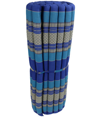 Fine Asianliving Colchón Tailandés Enrollable 200x100x4.5cm Azul