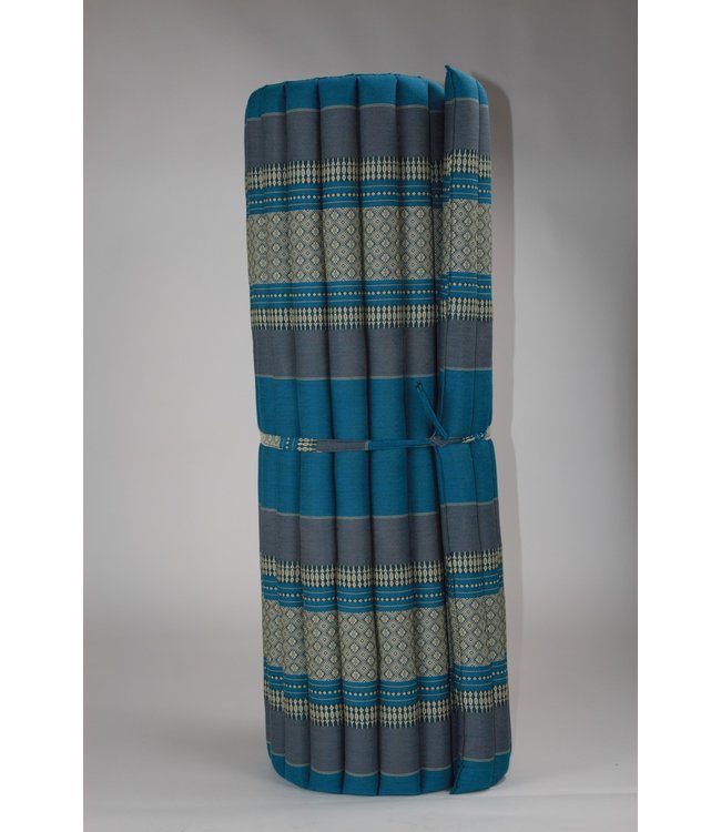 Materasso Arrotolabile Thai 200x100x4.5cm Blu Cielo