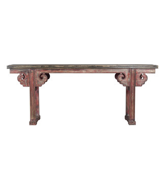 Fine Asianliving Antique Chinese Altar Table W223xD48xH90cm