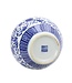 Vase Chinois Porcelaine Dragon Bleu et Blanc Diam22xH35cm