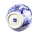 Chinesische Vase Porzellan Pfingstrose Marineblau D22xH35cm
