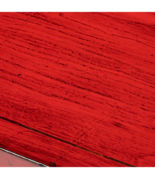 Mueble TV Chino Rojo Alto Brillo An180xP40xAl50cm