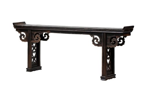 Fine Asianliving Table d'Autel Console Chinoise Antique Sculpté à  la Main L258xP39xH102cm