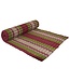 Thai Mat Rollable Mattress 200x100x4.5cm Burgundy Green