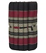Matelas Thaï Enroulable en Coton et Kapok - 50x190cm - Noir Rouge