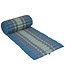 Matelas Thaï Enroulable en Coton et Kapok - 50x190cm - Bleu Ciel