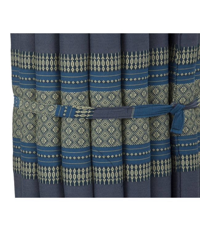 Thaise Mat Oprolbaar Matras 190x50x4.5cm Hemels Blauw