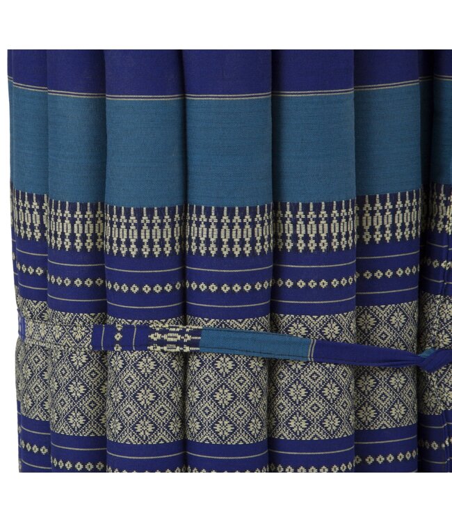 Thai Mat Rollable Mattress 190x50x4.5cm Ocean Blue