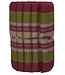 Thai Mat Rollable Mattress 190x50x4.5cm Burgundy Green