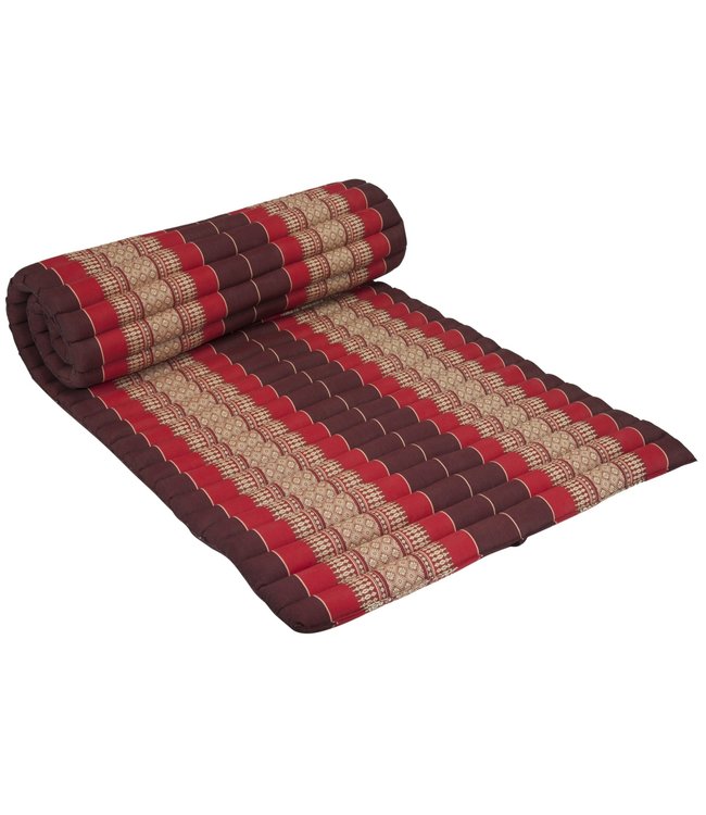 Materasso Arrotolabile Thai 190x78x4.5cm Rosso