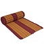 Matelas Thaï Enroulable en Coton et Kapok - 78x190cm - Orange Thaï