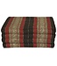 Thais Kussen Matras Gevouwen 80x200cm Mat Kussen XXXL Zwart Rood