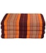 Matelas Thaï Pliable en Coton et Kapok XXXL 80x200x8cm Rouge Orange