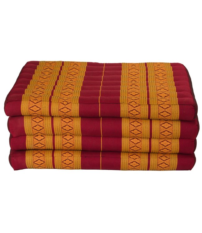 Materasso Tailandese 4 Pieghevole 80x200x8cm XXXL Thai Arancione