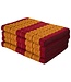 Thai Cushion Mattress 4-folded 80x200x8cm Mat Cushion XXXL Thai Orange