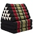 Coussin Thaïlandais Triangulaire Matelas 3 Parties XL 54x180x6cm Rouge