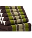 Cuscino Materasso Thailandese Triangolare 54x180x6cm XL Kapok Verde