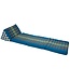 Coussin Thaïlandais Triangulaire Matelas 3 Parties XL 56x180cm Bleu