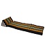 Coussin Thaïlandais Triangulaire Mataelas 3 Parties 50x175x8cm Noir Orange