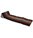 Coussin Tahaïlandais Triangulaire Matelas 3 Parties 50x175x8cm Rouge