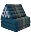 Fine Asianliving Thai Triangle Cushion Mattress Foldable Standard 50x175x8cm Blue