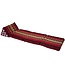 Cuscino Materasso Thailandese Triangolare 52x180cm Kapok Rosso Bordeaux