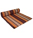 Thaimatte Rollbar Kapokfüllung 200x100x4.5cm Mat Burgund orange