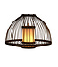 Bamboo Lampshade Pendant Light Handmade - Mabel D40xH40cm