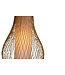 Bamboo Pendant Light Lampshade Handmade - Amber W38xD38xH55cm