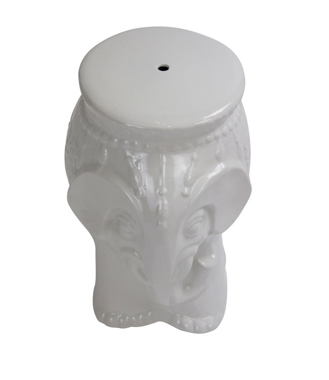 Sgabello in Ceramica Cinese Fatto a Mano D33xA46cm