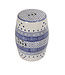 Ceramic Garden Stool Chinese Porcelain Handmade D33xH46cm