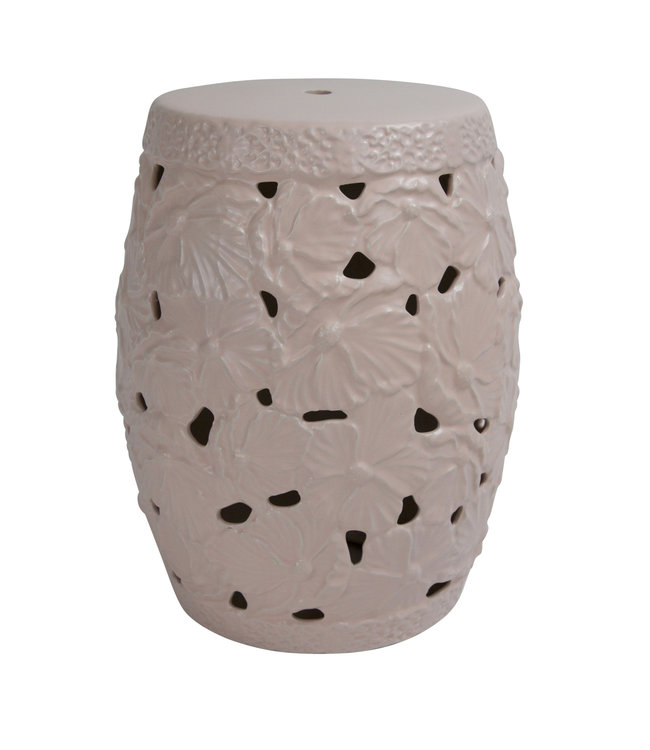 Ceramic Garden Stool Chinese Porcelain Handmade D33xH46cm