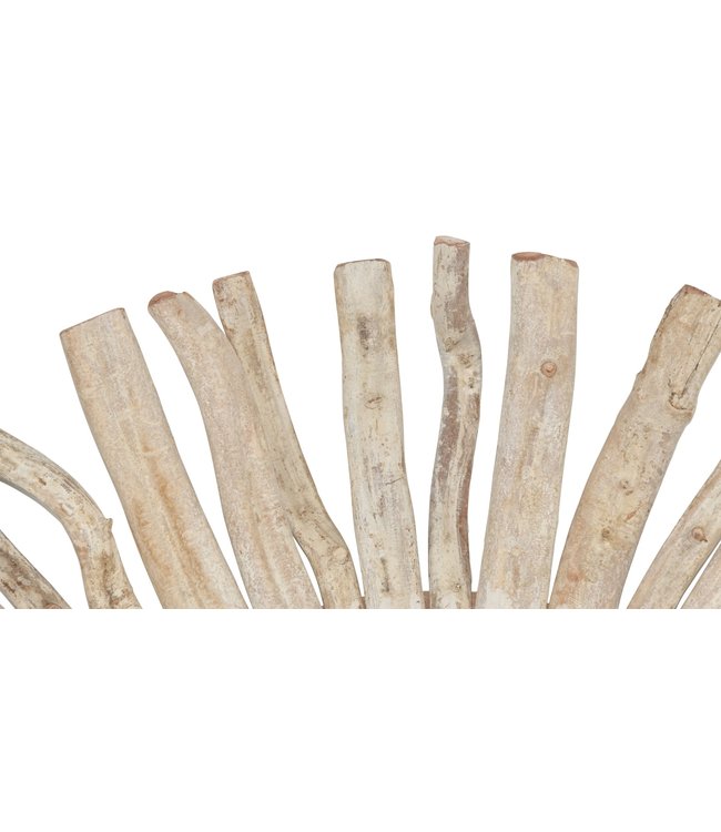 Wandspiegel Dekospiegel Rund Massivholz Lianen Branchen D100cm