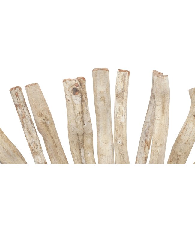 Wandspiegel Dekospiegel Rund Massivholz Lianen Branchen D100cm