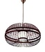 Lampe á Suspension en Bambou Fait Main - Morris L46xP46xH22cm